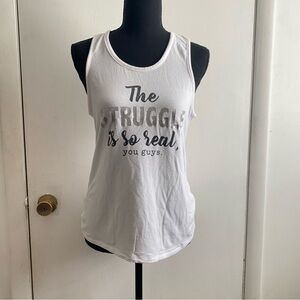 Miken Flow Medium White Tank